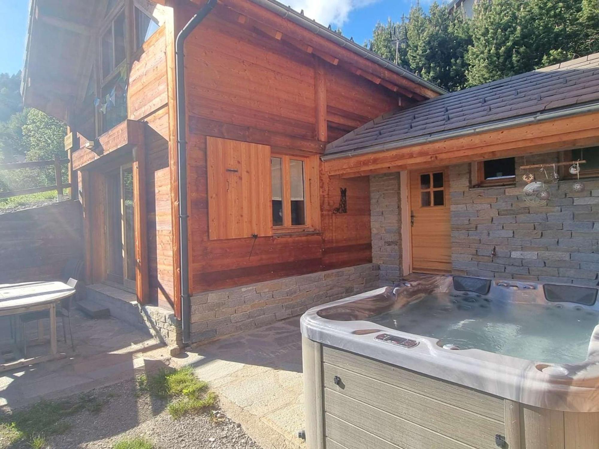 Chalet 6 Pers Avec Spa, Terrasse Plein Sud A Saint-Michel-De-Chaillol - Fr-1-393-22 エクステリア 写真