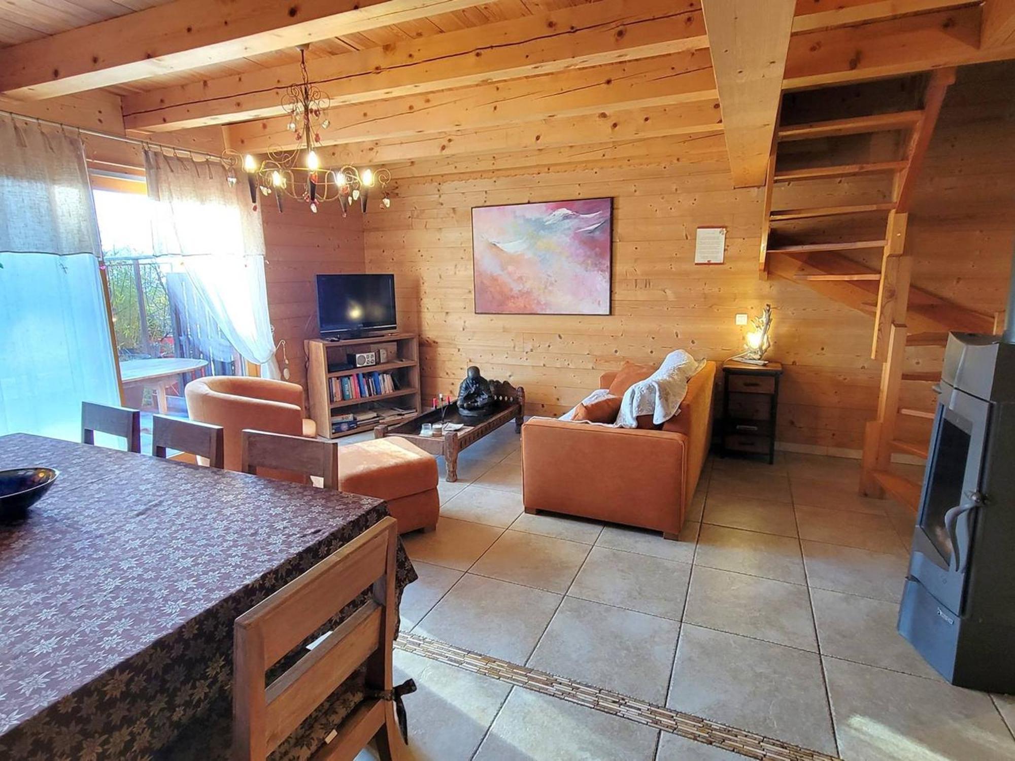 Chalet 6 Pers Avec Spa, Terrasse Plein Sud A Saint-Michel-De-Chaillol - Fr-1-393-22 エクステリア 写真
