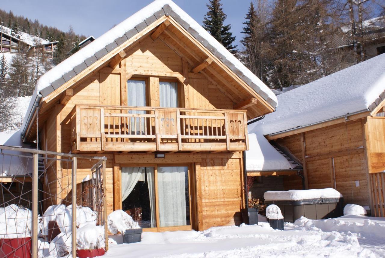 Chalet 6 Pers Avec Spa, Terrasse Plein Sud A Saint-Michel-De-Chaillol - Fr-1-393-22 エクステリア 写真